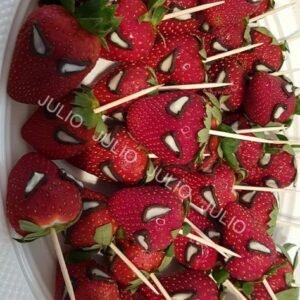 Fresas tematicas de Spider-man